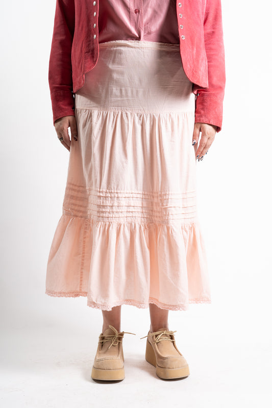 Pink Gauze Skirt - 2X