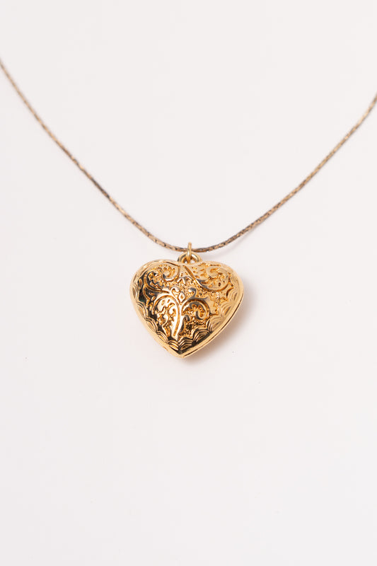 Gold Heart Necklace II
