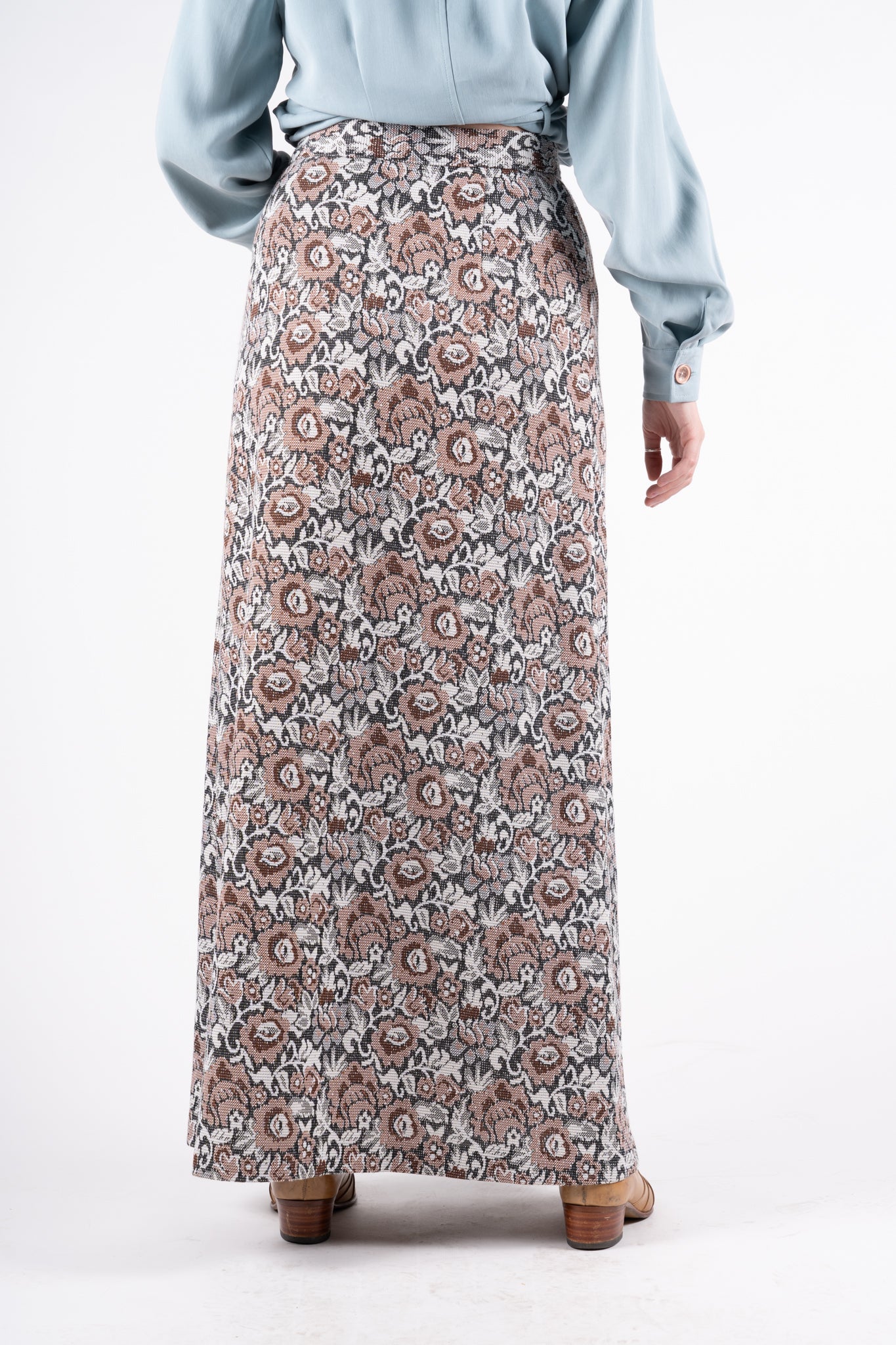 Floral Tapestry Skirt - M